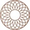 Ekena Millwork Cannes Wood Fretwork Pierced Ceiling Medallion, Wood (Paint Grade), 40"OD x 13 5/8"ID x 3/8"T CMWP40X40X0375CNMF - alternate 4